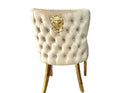 VALENTINO GOLD LION/RING KNOCKER CHAIRS
