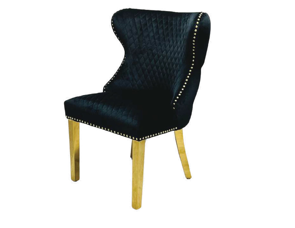 VALENTINO GOLD LION/RING KNOCKER CHAIRS