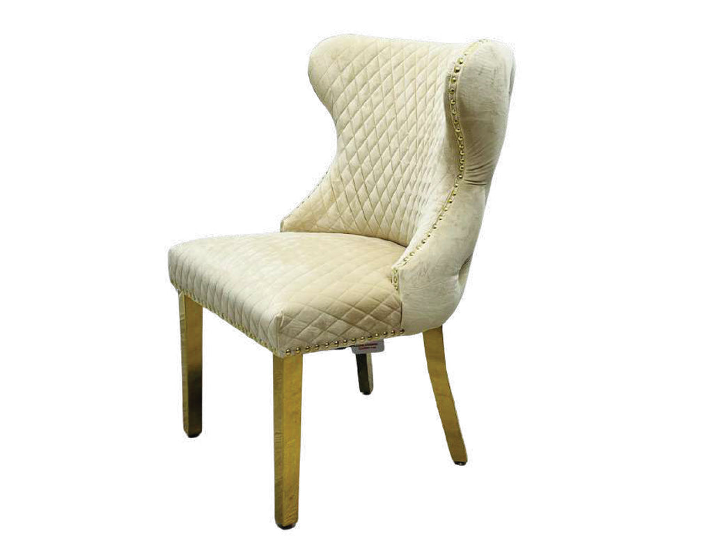 VALENTINO GOLD LION/RING KNOCKER CHAIRS