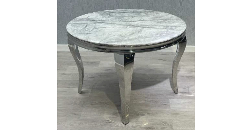 SOFIA GREY & SILVER MARBLE TABLE