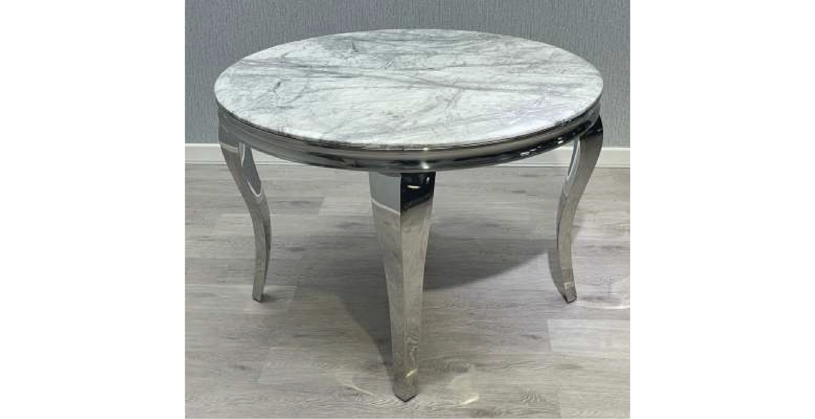 SOFIA GREY & SILVER MARBLE TABLE