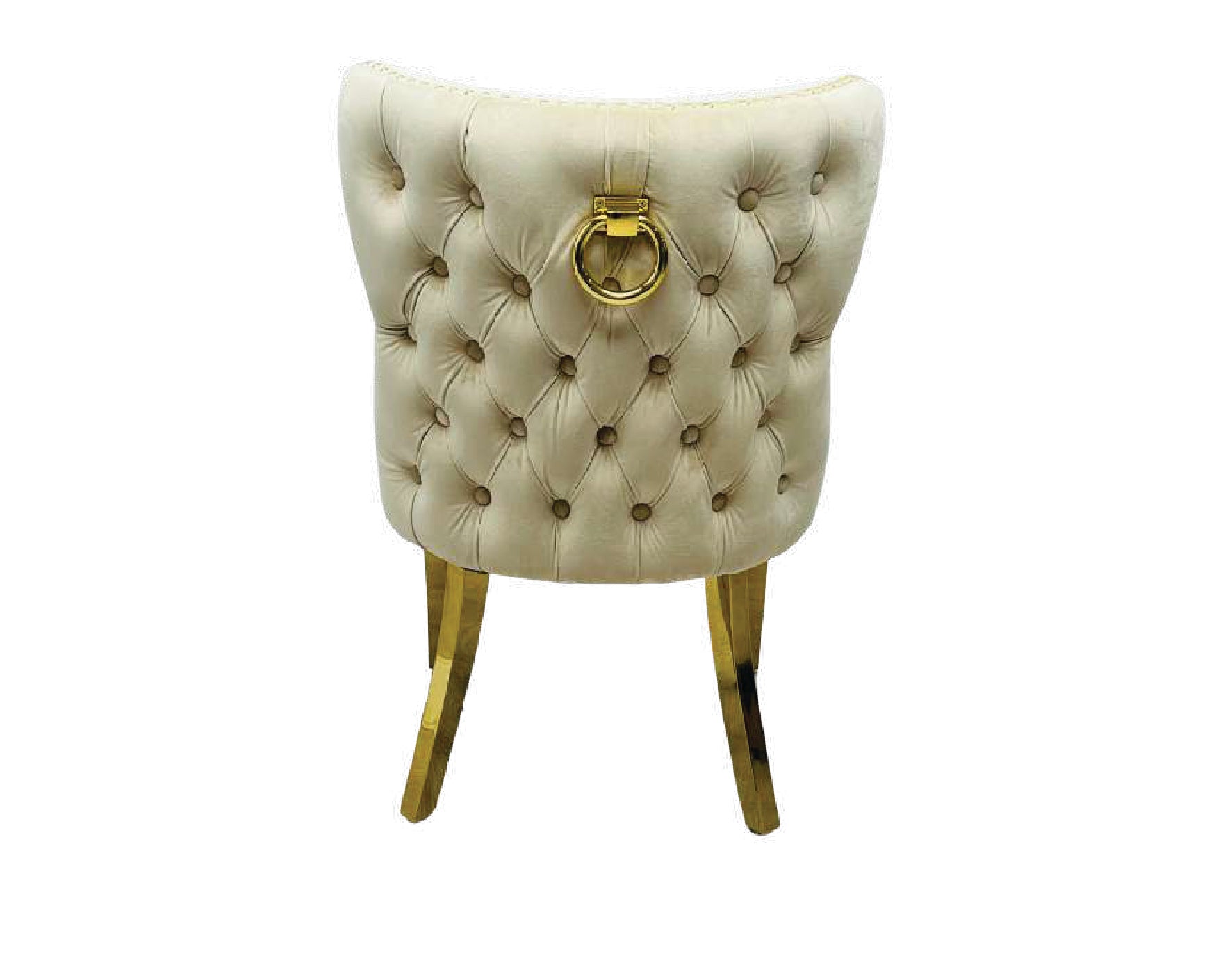 VALENTINO GOLD LION/RING KNOCKER CHAIRS