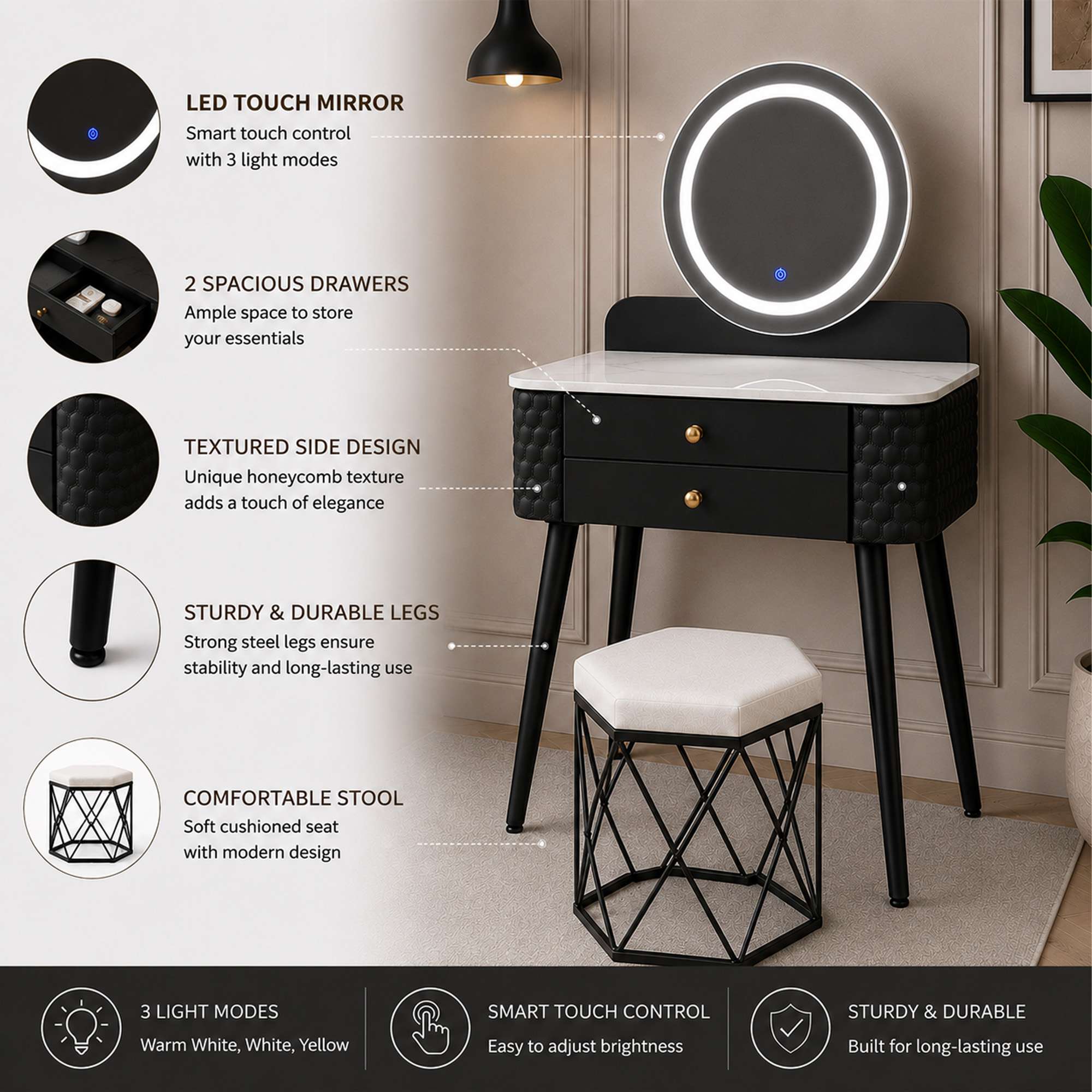 SWAN SW-3 DRESSING TABLE